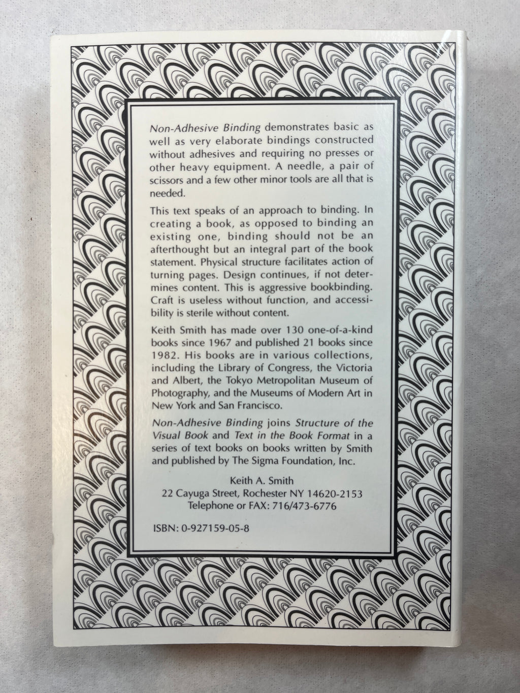 Non-Adhesive Binding: Books without Paste or Glue by Keith A. Smith