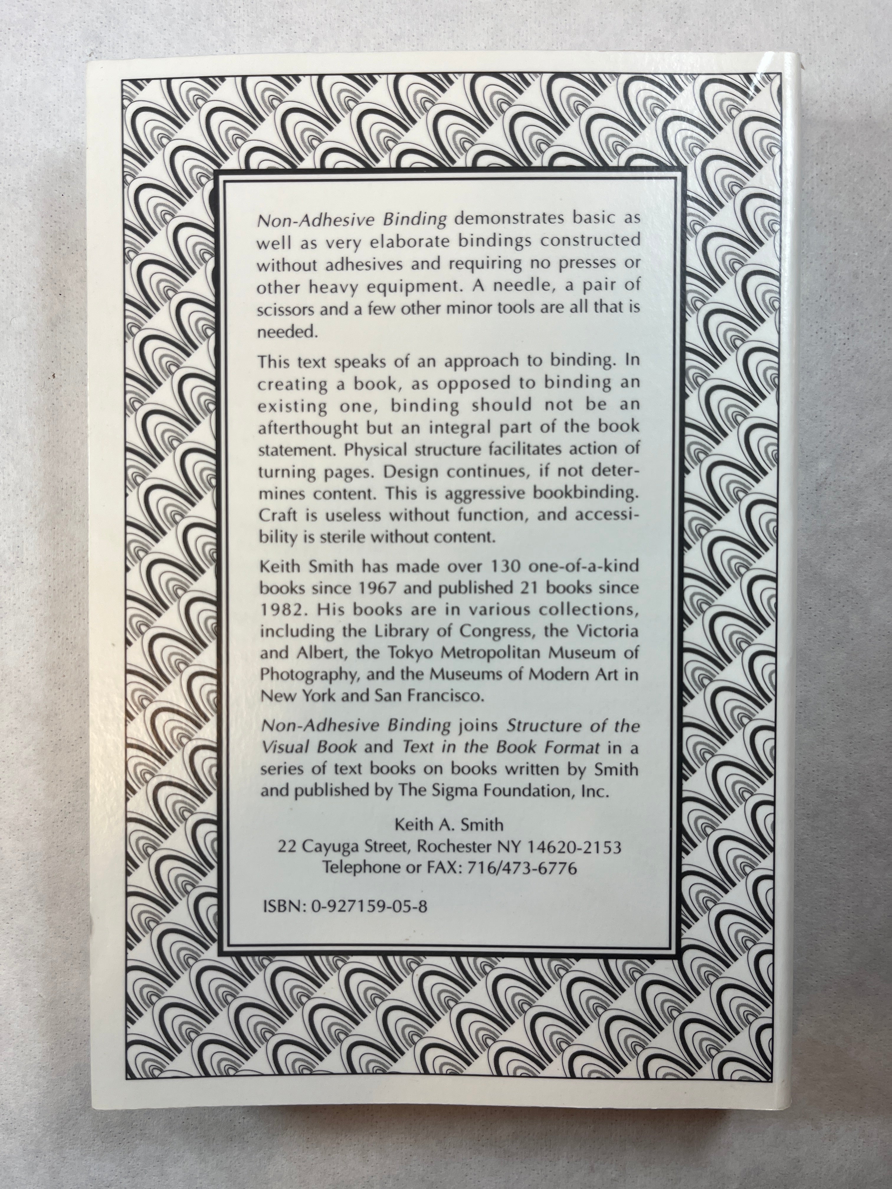 Non-Adhesive Binding: Books without Paste or Glue by Keith A. Smith